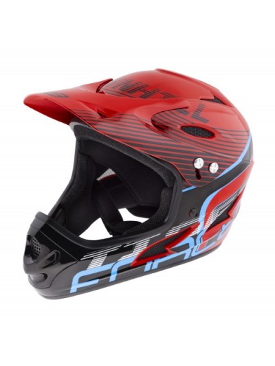 KACIGA FORCE TIGER DOWNHILL crveno-crno-plava