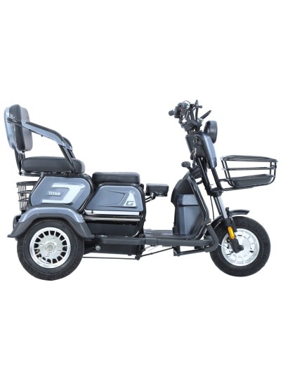 Električni tricikl 14" TITAN 250W 48V/20Ah siva Električni tricikl 14" TITAN 250W 48V/20Ah siva