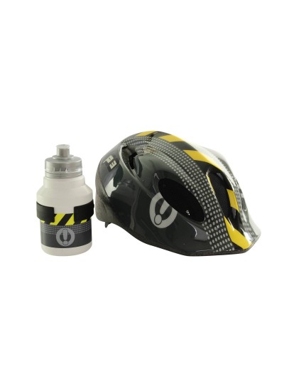 Kaciga Polisport P3 Stars + Bidon + Nosač Bidona grey-yellow