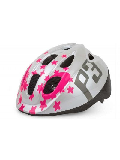 Kaciga Polisport P3 Stars + Bidon + Nosač Bidona white-pink Kaciga Polisport P3 Stars + Bidon + Nosač Bidona white-pink