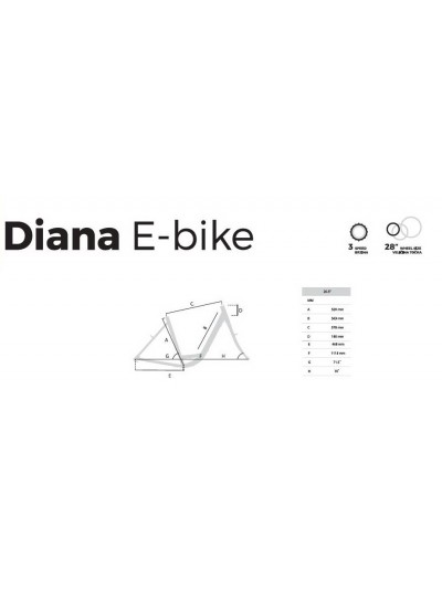 CAPRIOLO Diana 28'' E-Bike CAPRIOLO Diana 28'' E-Bike