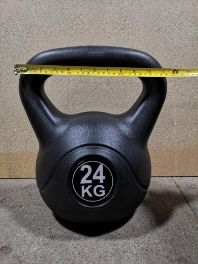 Kettlebell 24kg plastificirani