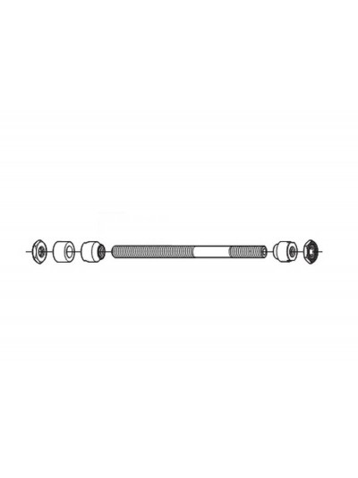 Zadnja osovina Shimano  M10 x 146 mm Šuplja